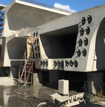 满洲里压浆料施工流程及注意事项